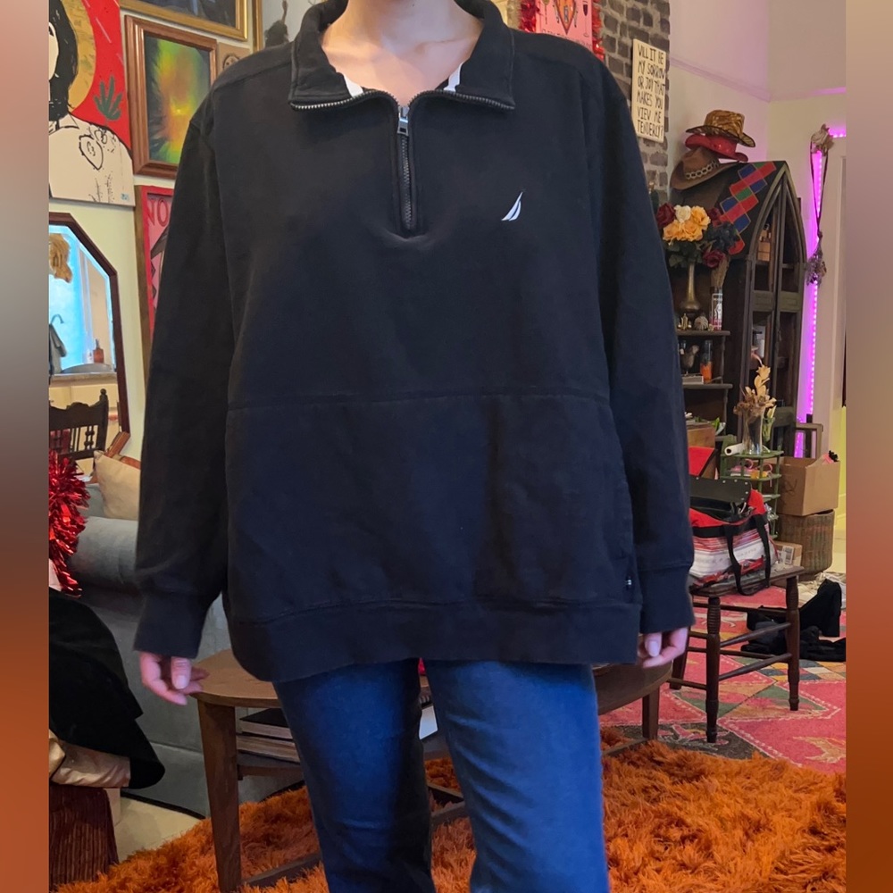 Nautica Quarter Zip Fleece Pullover Big & Tall 3XL